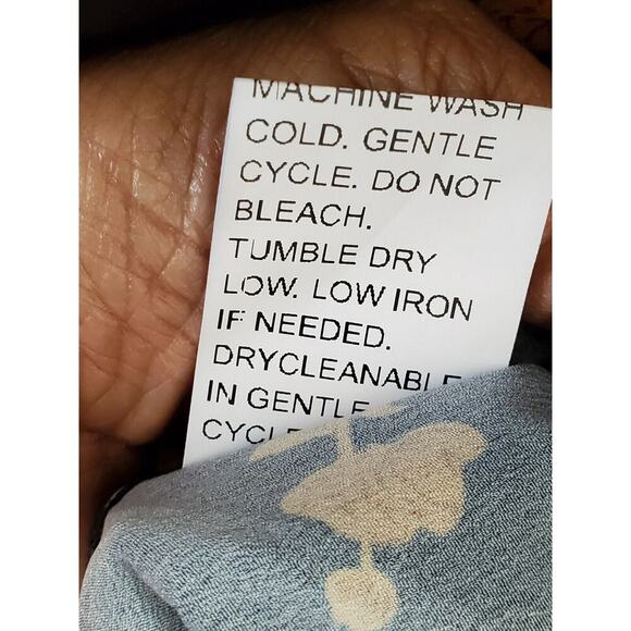 Sheln Women's Black Floral Polyester Long Sleeve Round Neck Pullover Blouse 2XL - Picture 10 of 11